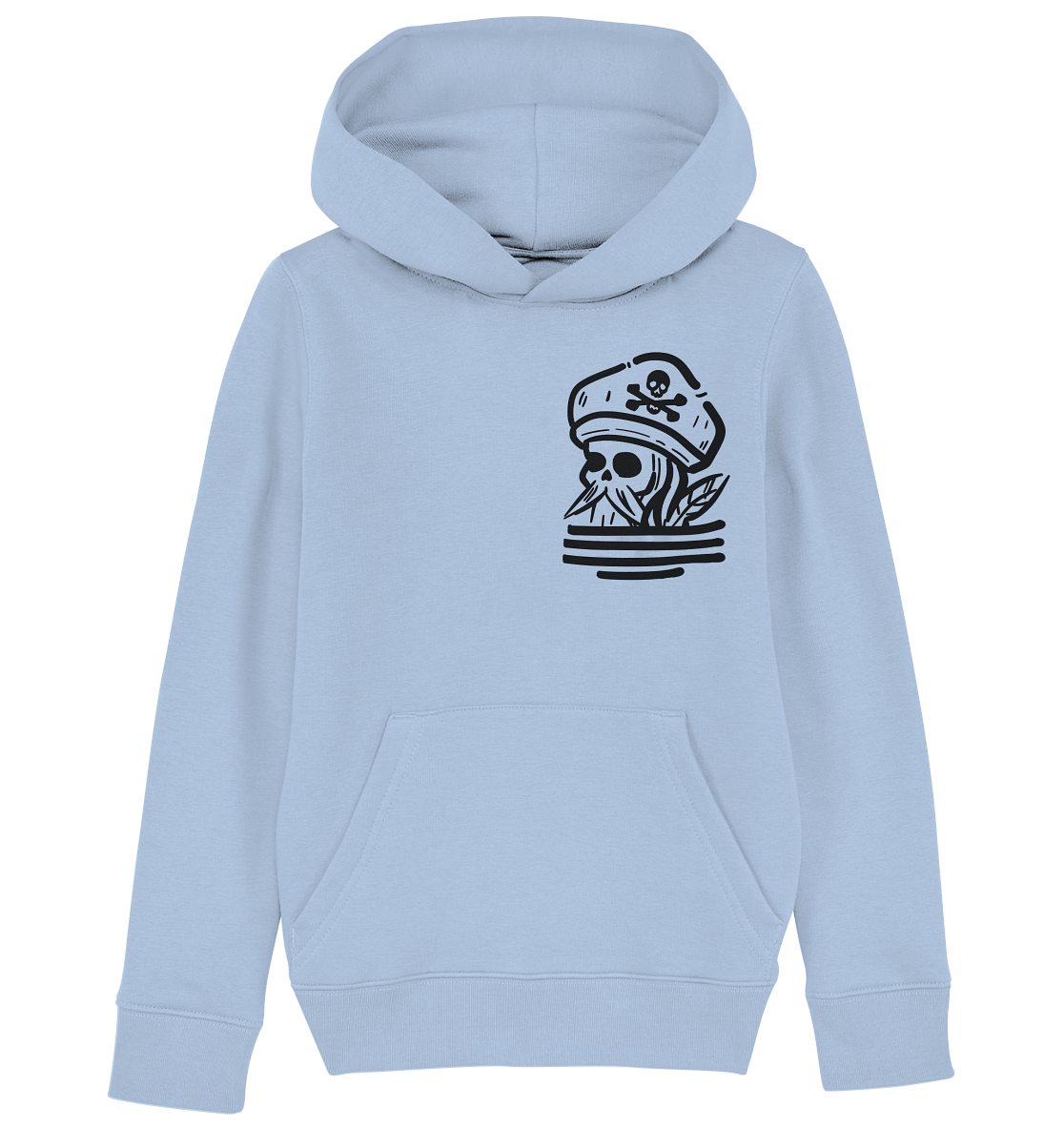 Der Piratenkapitän - Kids Organic Hoodie