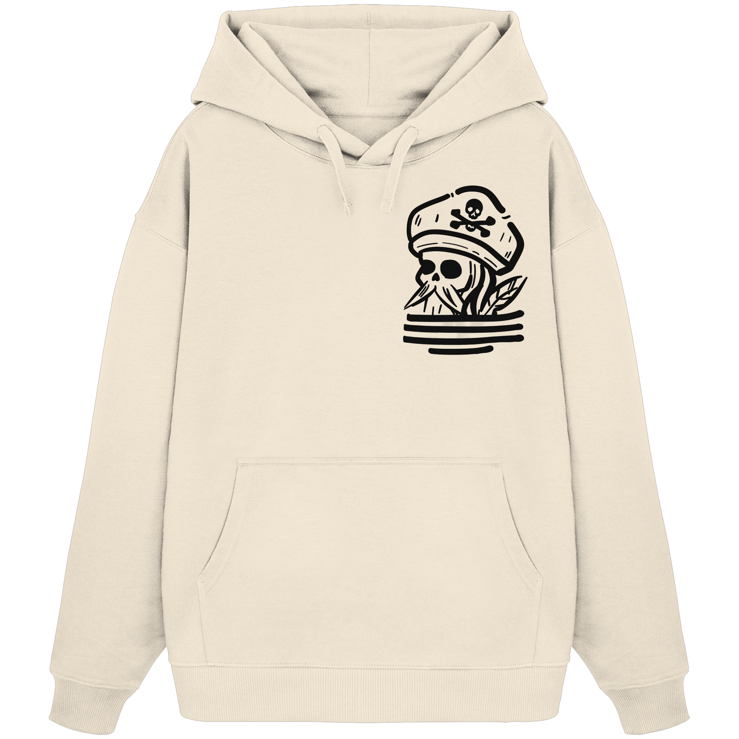 Der Piratenkapitän - Organic Oversize Hoodie