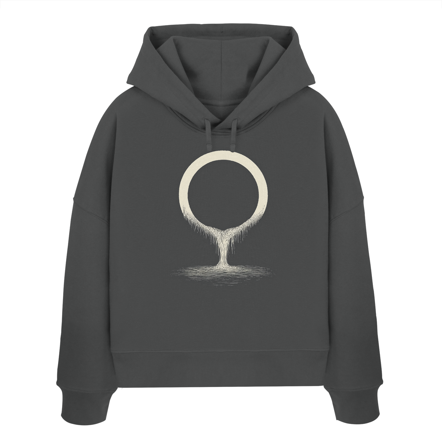 Fullmoon – Das Licht in der Dunkelheit - Womens Organic Boxcut Hoodie