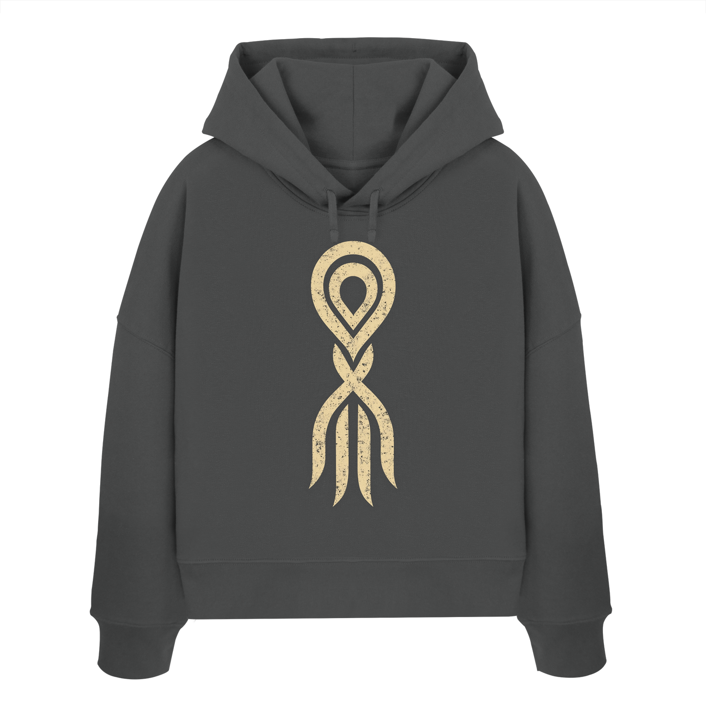 The Old King – Die Weisheit der Zeit - Womens Organic Boxcut Hoodie