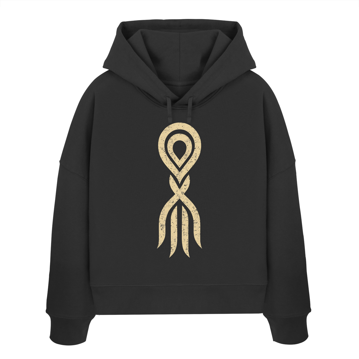 The Old King – Die Weisheit der Zeit - Womens Organic Boxcut Hoodie