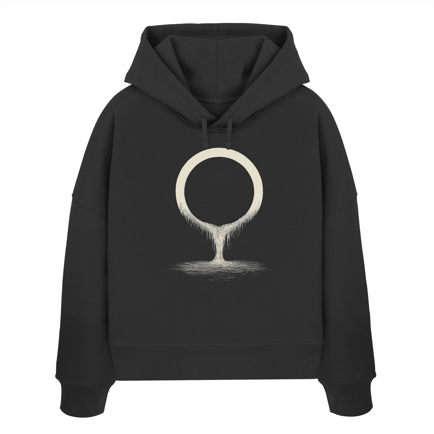 Fullmoon – Das Licht in der Dunkelheit - Womens Organic Boxcut Hoodie