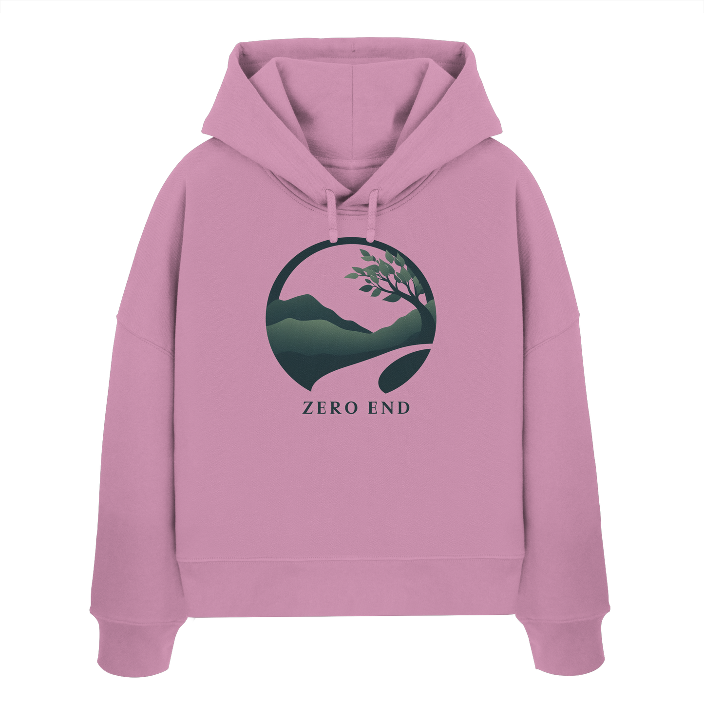Orangetree – Die Frucht des Lebens - Womens Organic Boxcut Hoodie