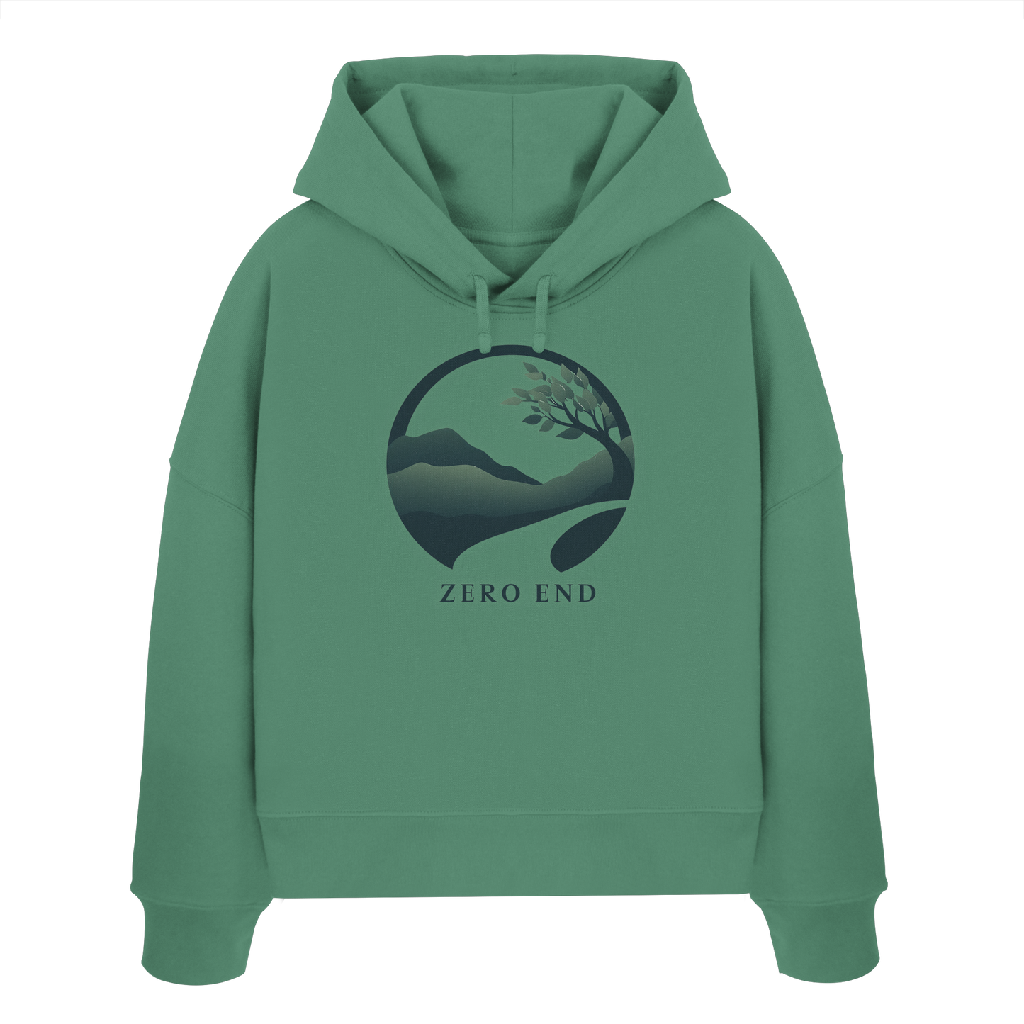 Orangetree – Die Frucht des Lebens - Womens Organic Boxcut Hoodie
