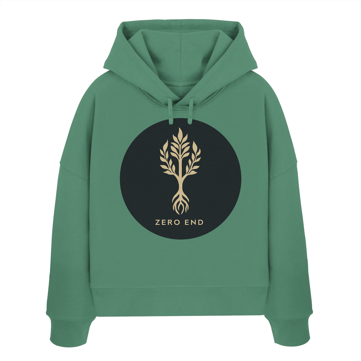 Tree – Die Verbindung zwischen Himmel und Erde - Womens Organic Boxcut Hoodie