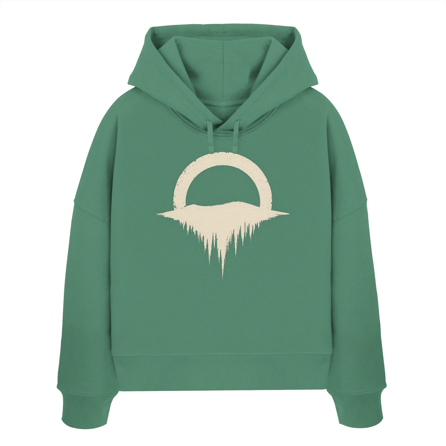 Forest – Der Herzschlag der Erde - Womens Organic Boxcut Hoodie