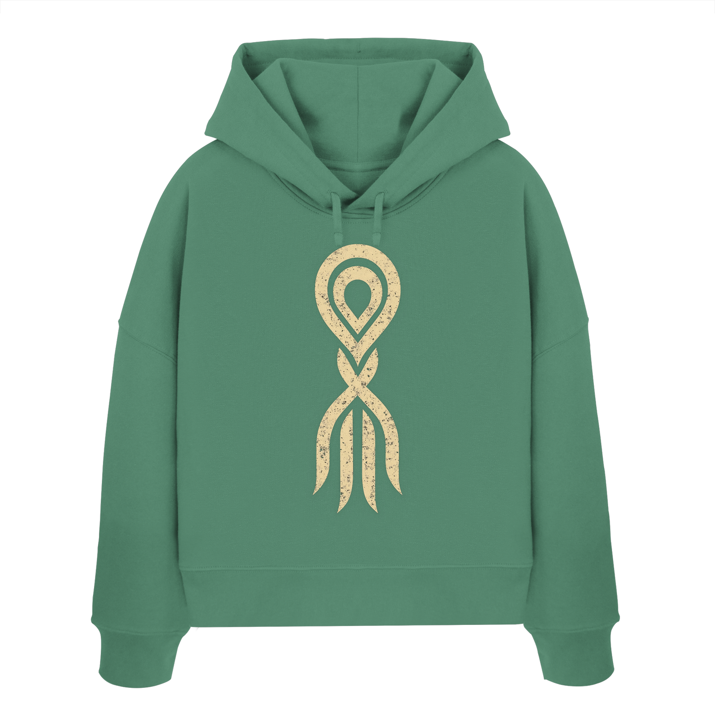 The Old King – Die Weisheit der Zeit - Womens Organic Boxcut Hoodie