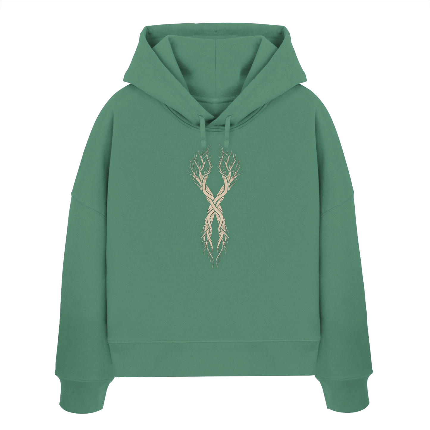 Gebo – Das Zeichen der Verbindung - Womens Organic Boxcut Hoodie