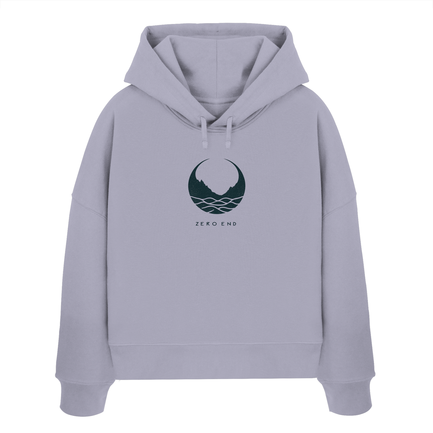 Moon & Stars – Licht in der Dunkelheit - Womens Organic Boxcut Hoodie