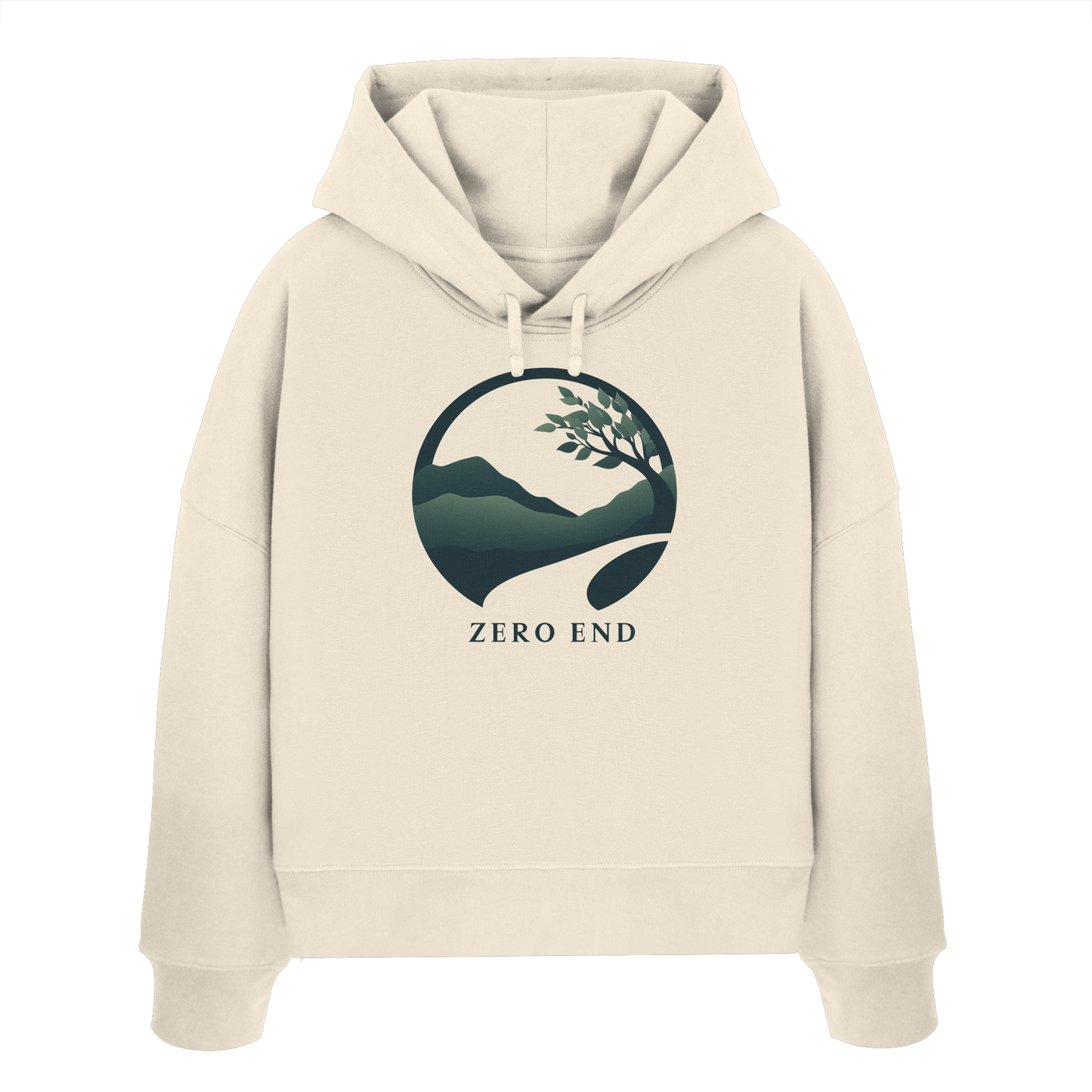 Orangetree – Die Frucht des Lebens - Womens Organic Boxcut Hoodie