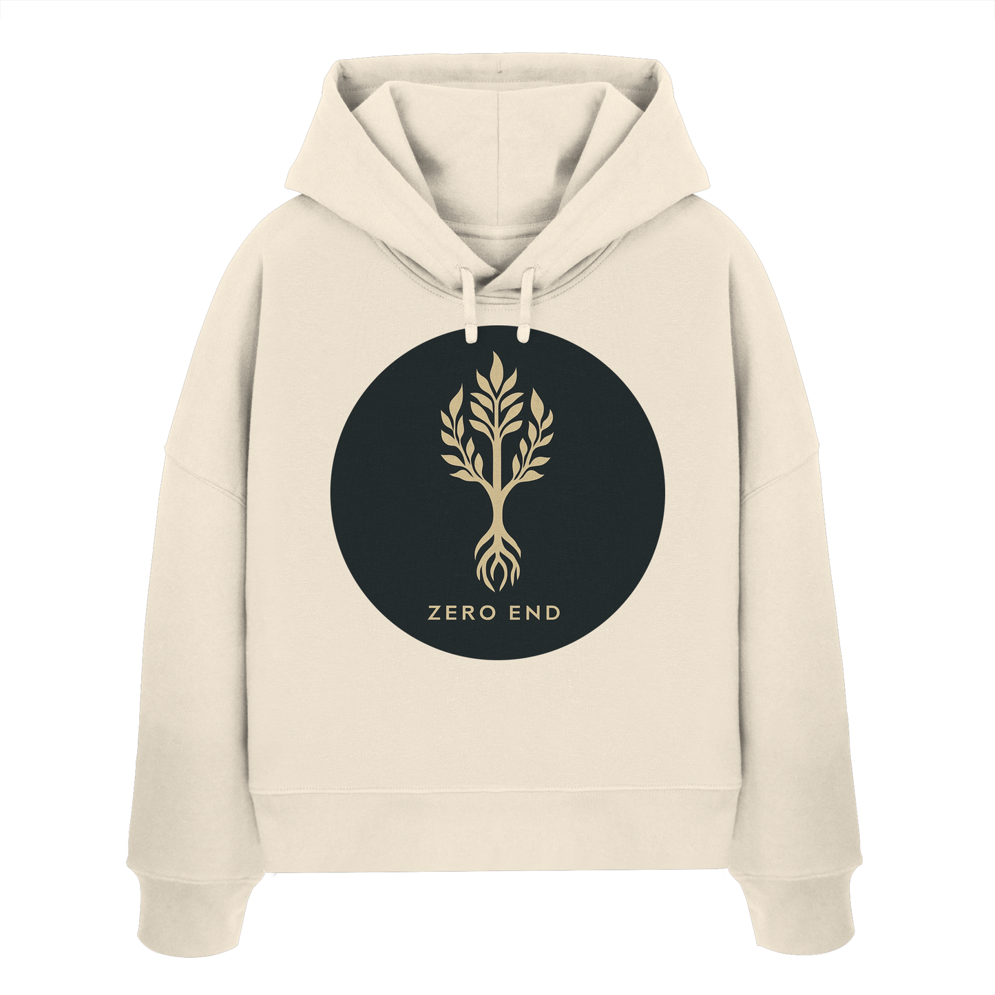 Tree – Die Verbindung zwischen Himmel und Erde - Womens Organic Boxcut Hoodie