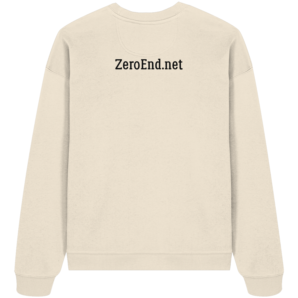 Everything is Movement – Der Fluss des Lebens - Organic Oversize Sweatshirt