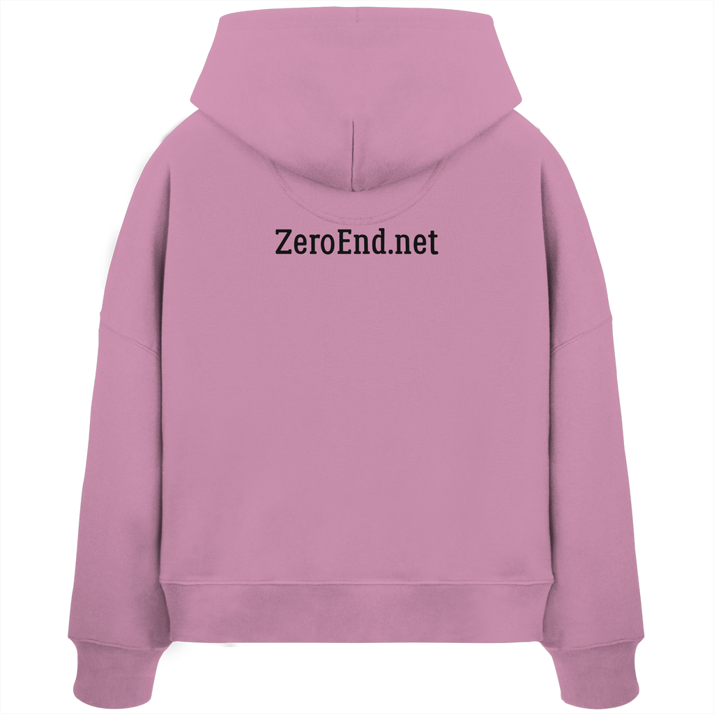 Everything is Movement – Der Fluss des Lebens - Womens Organic Boxcut Hoodie