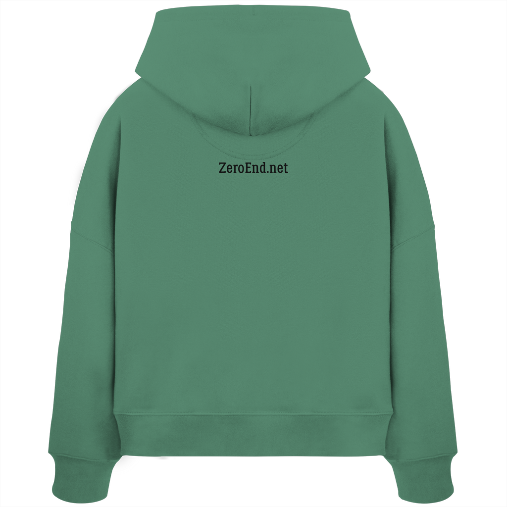 Tree – Die Verbindung zwischen Himmel und Erde - Womens Organic Boxcut Hoodie