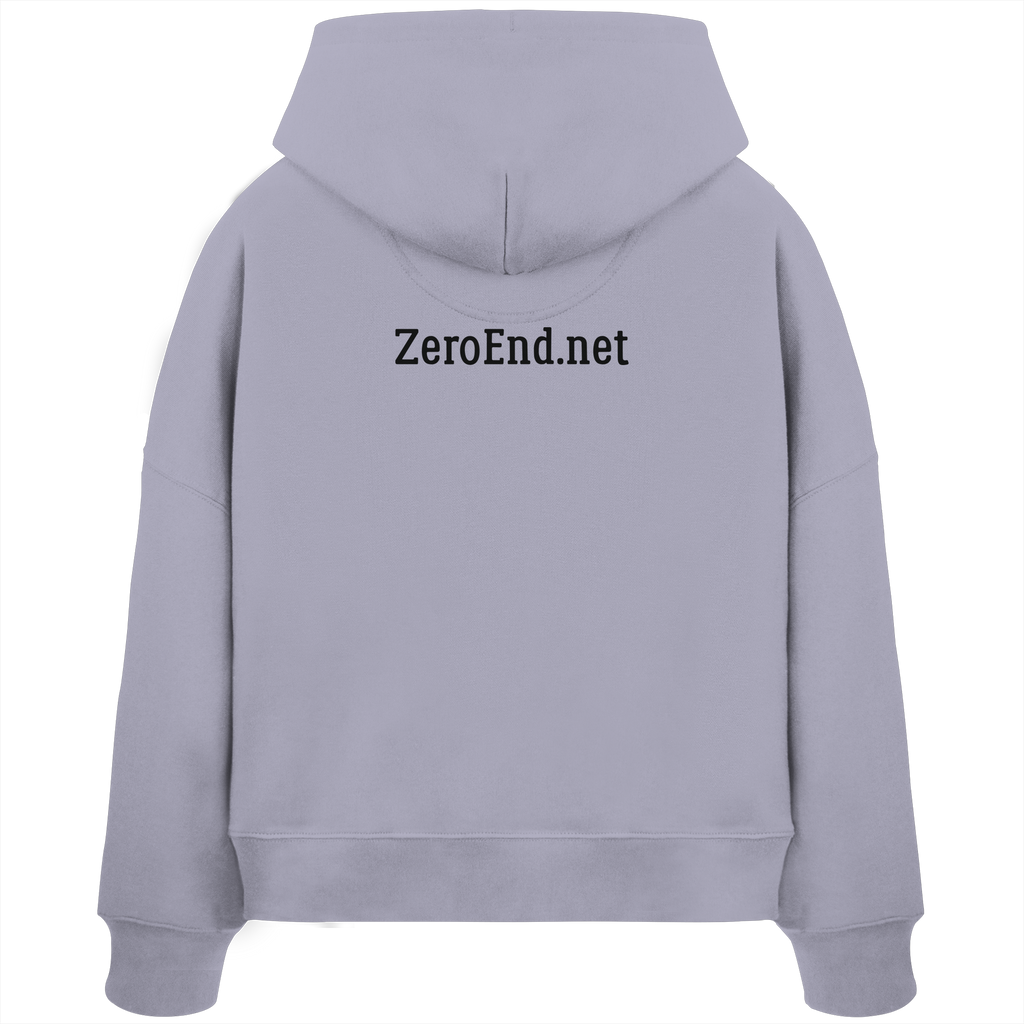 Everything is Movement – Der Fluss des Lebens - Womens Organic Boxcut Hoodie