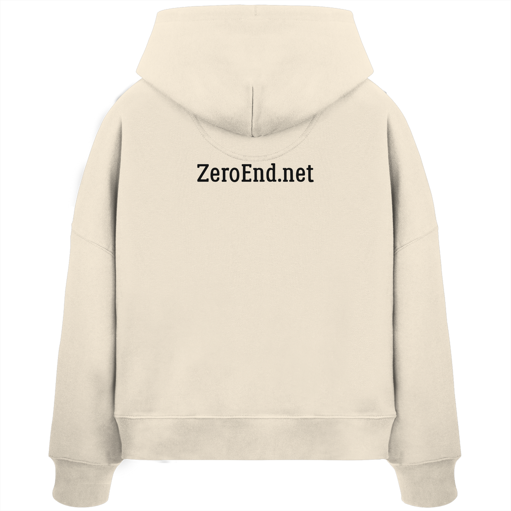 Everything is Movement – Der Fluss des Lebens - Womens Organic Boxcut Hoodie