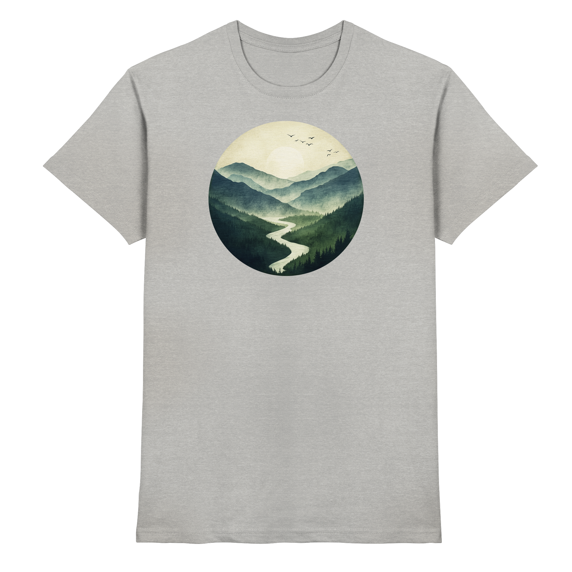 Valley – Die Ruhe zwischen den Höhen - Heavy Cotton T-Shirt