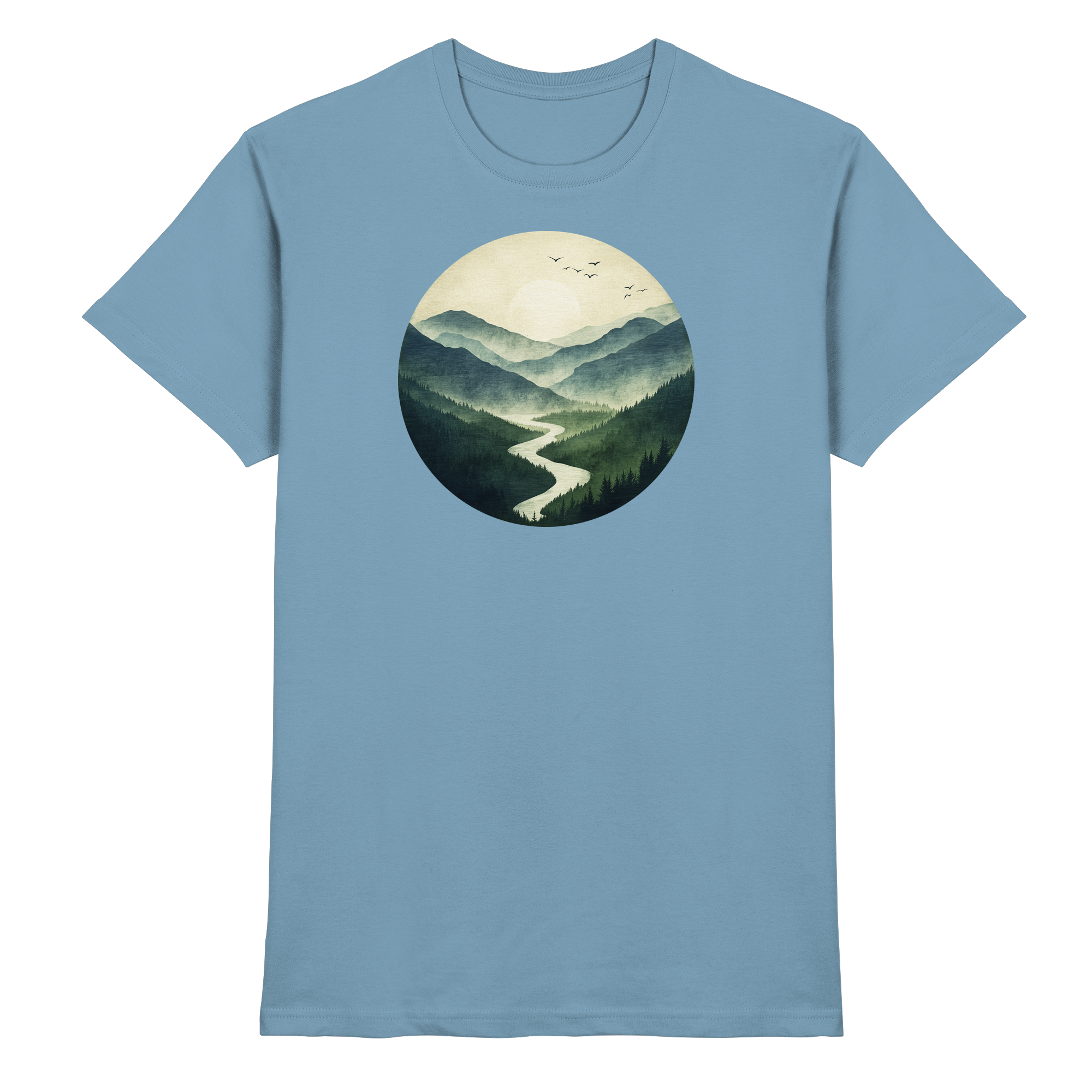 Valley – Die Ruhe zwischen den Höhen - Heavy Cotton T-Shirt