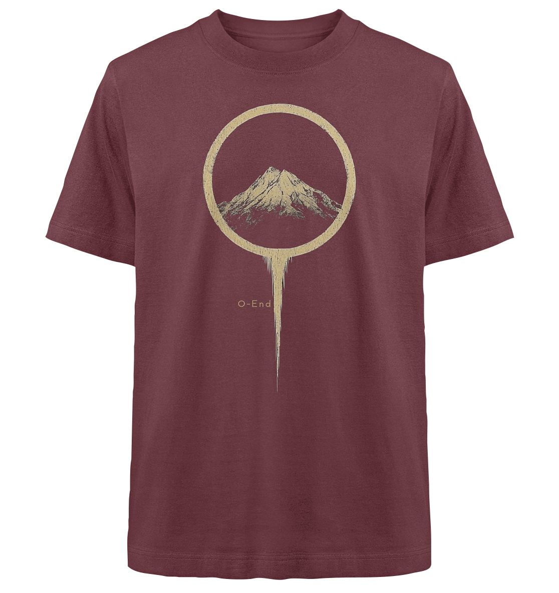 Mountain – Die unerschütterliche Kraft - Heavy Oversized Organic Shirt