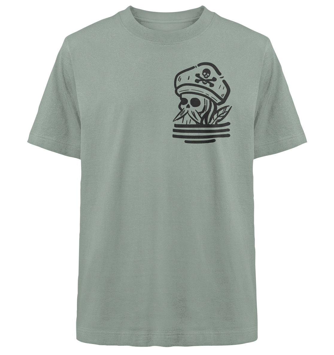Der Piratenkapitän - Heavy Oversized Organic Shirt