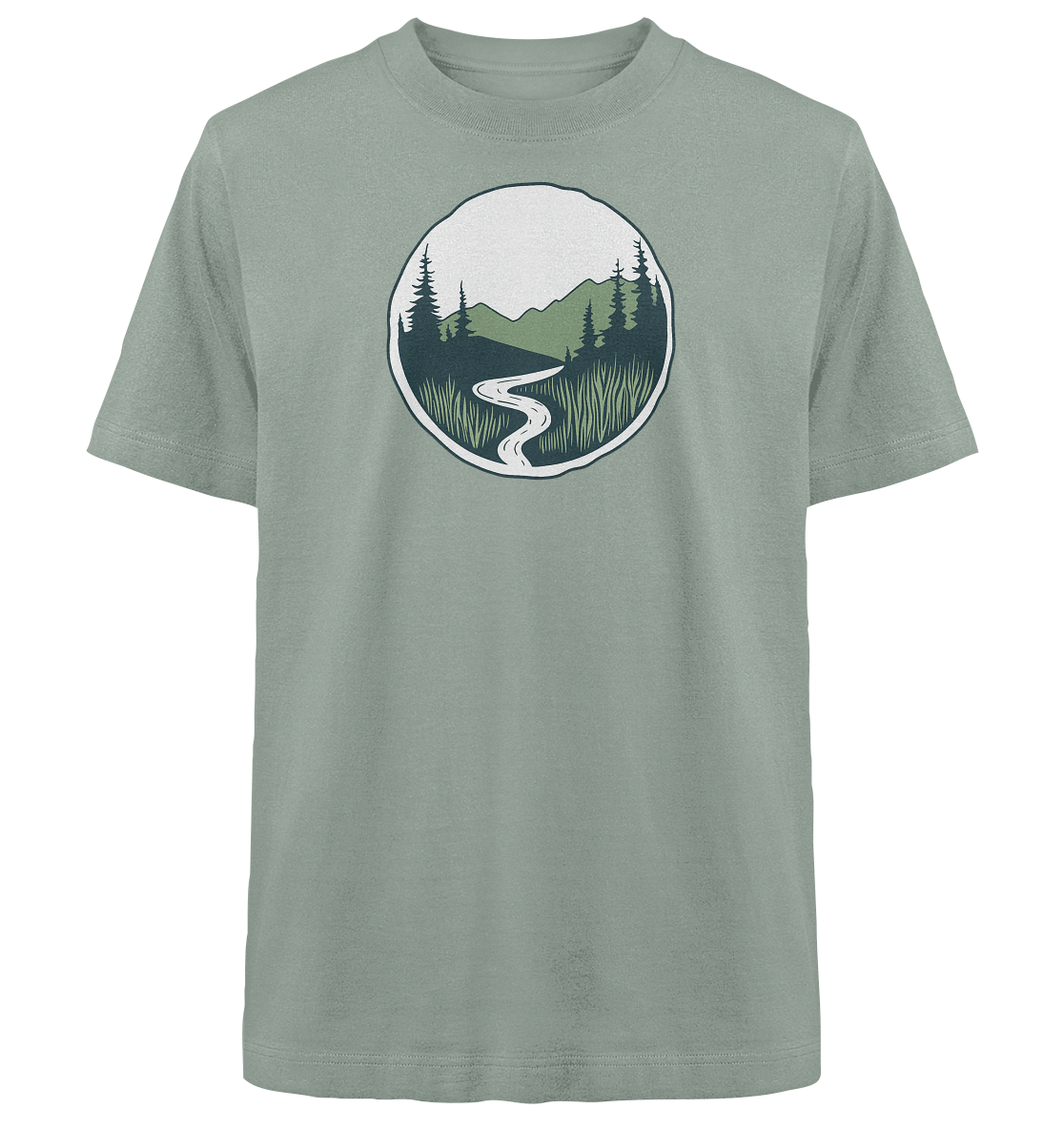 River – Die Kraft der Bewegung - Heavy Oversized Organic Shirt