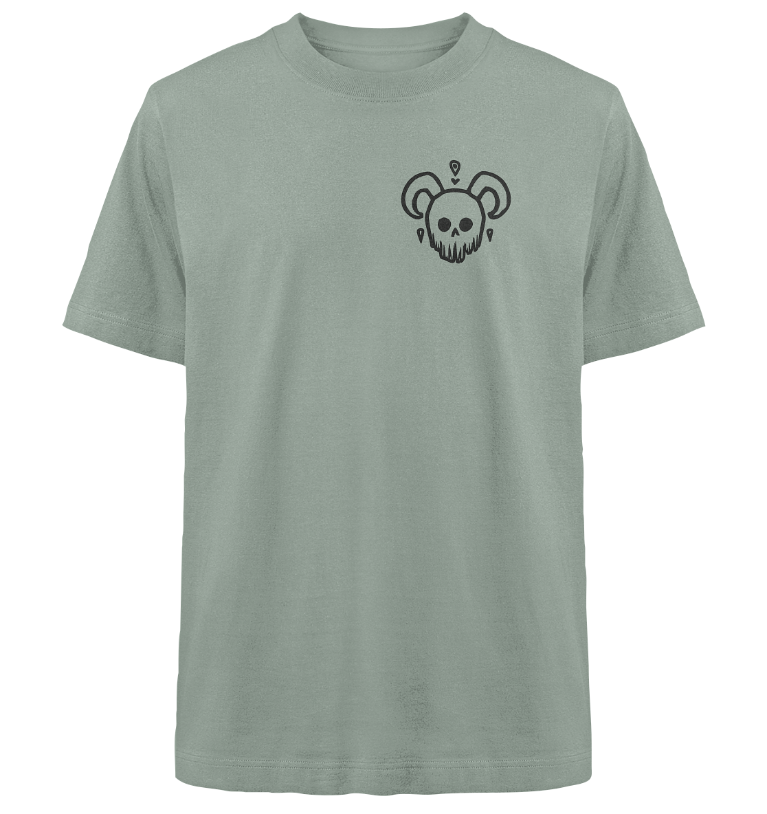 Der Totenkopf - Heavy Oversized Organic Shirt