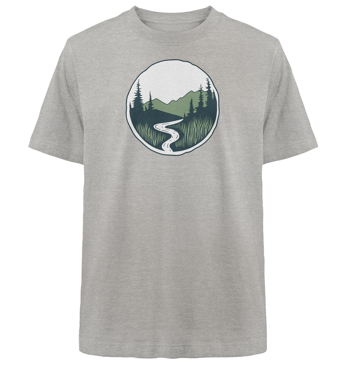 River – Die Kraft der Bewegung - Heavy Oversized Organic Shirt