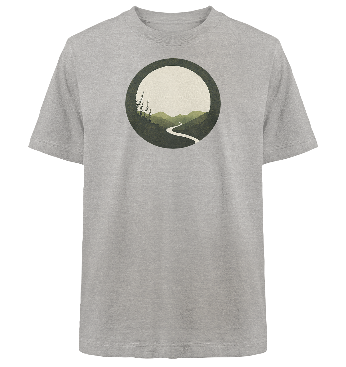 River of Life – Der Fluss des Seins - Heavy Oversized Organic Shirt
