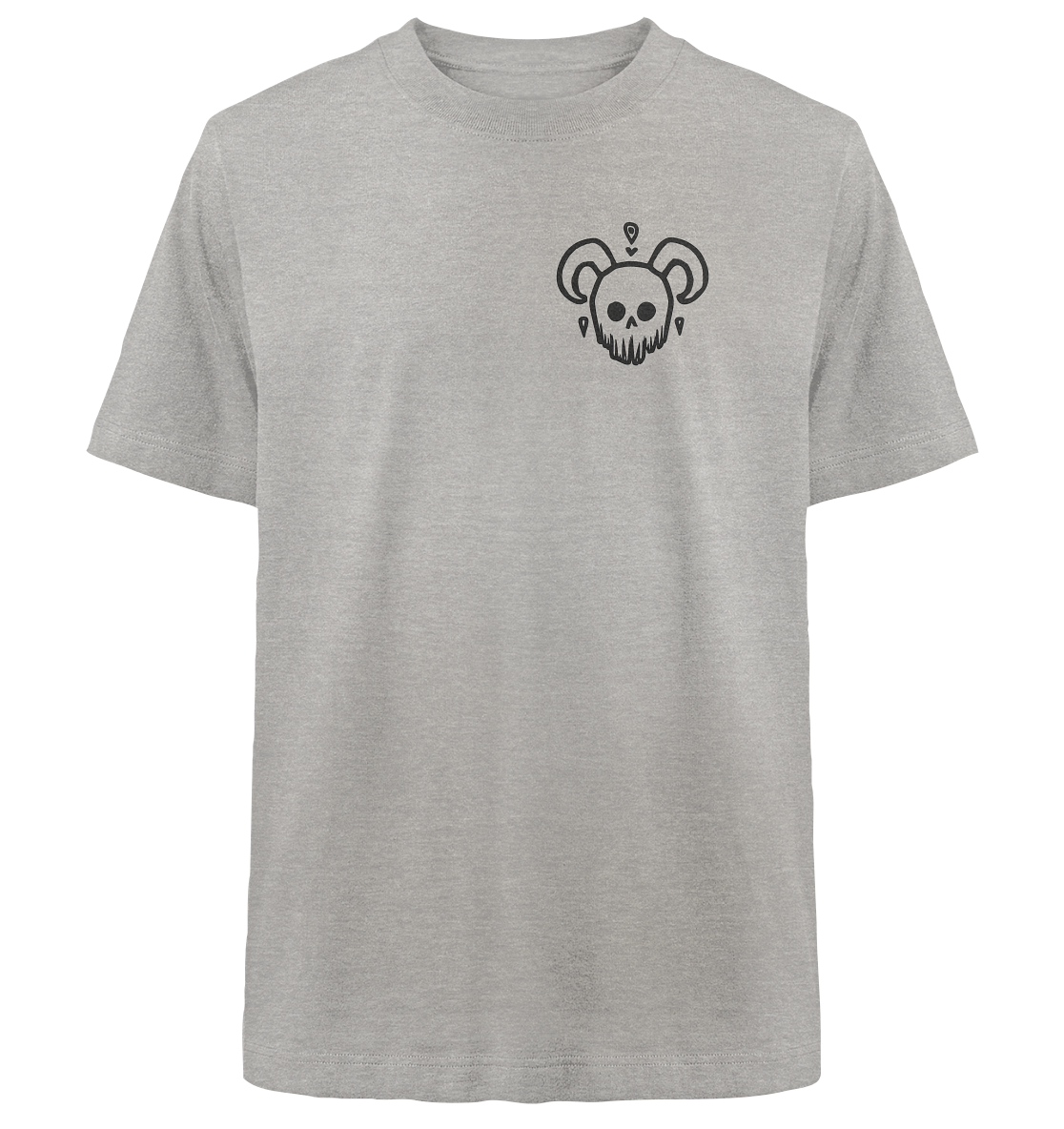 Der Totenkopf - Heavy Oversized Organic Shirt