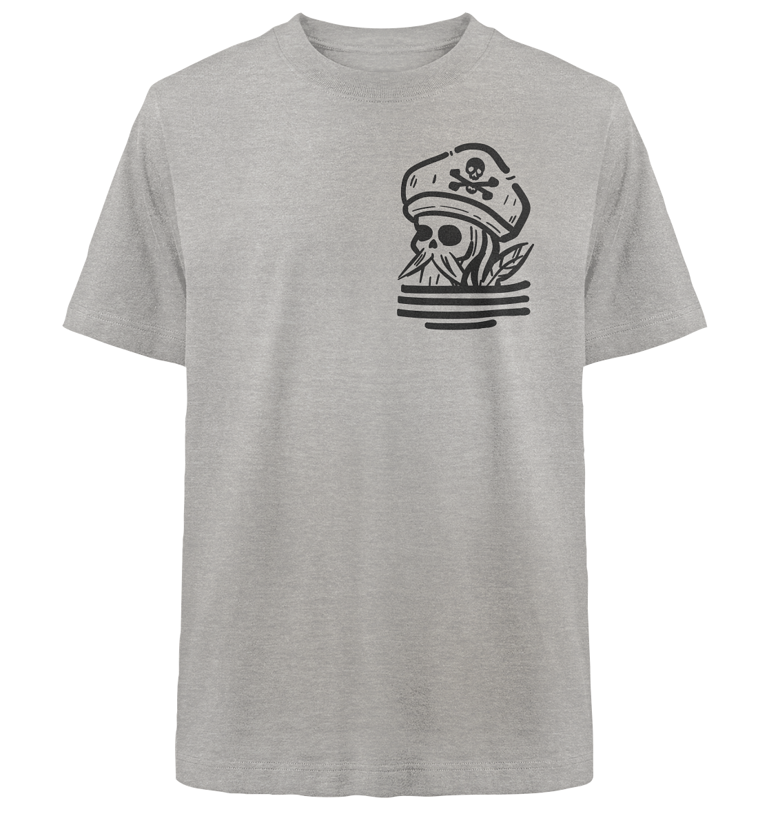 Der Piratenkapitän - Heavy Oversized Organic Shirt
