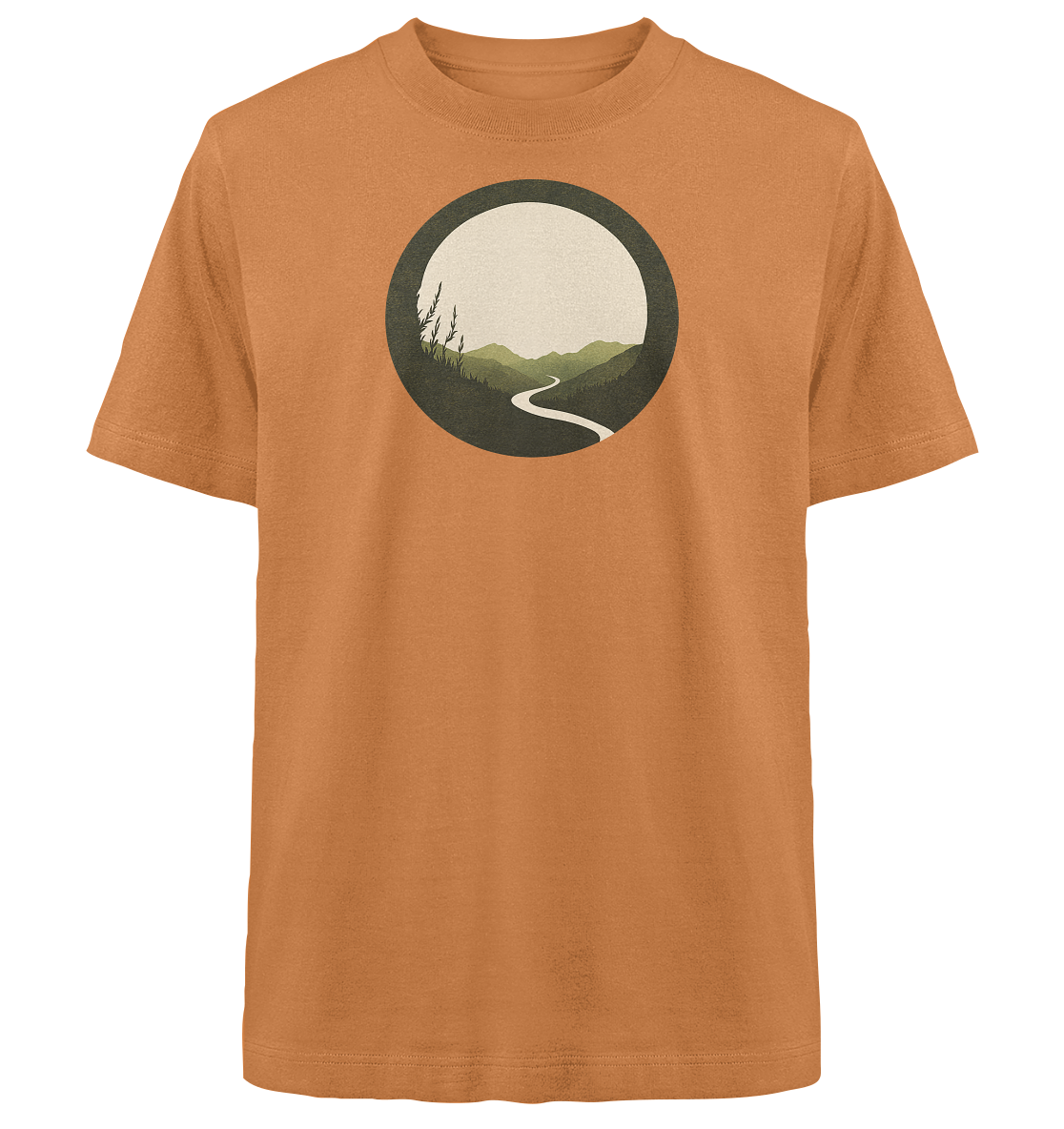 River of Life – Der Fluss des Seins - Heavy Oversized Organic Shirt
