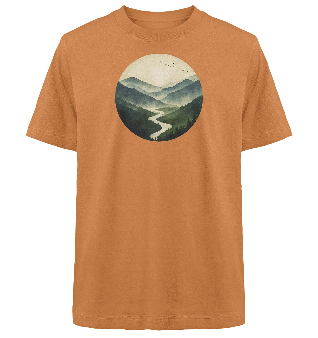 Valley – Die Ruhe zwischen den Höhen - Heavy Oversized Organic Shirt