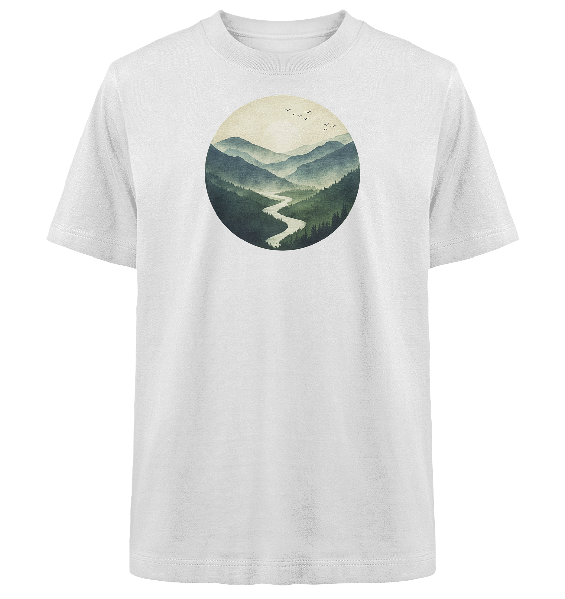 Valley – Die Ruhe zwischen den Höhen - Heavy Oversized Organic Shirt