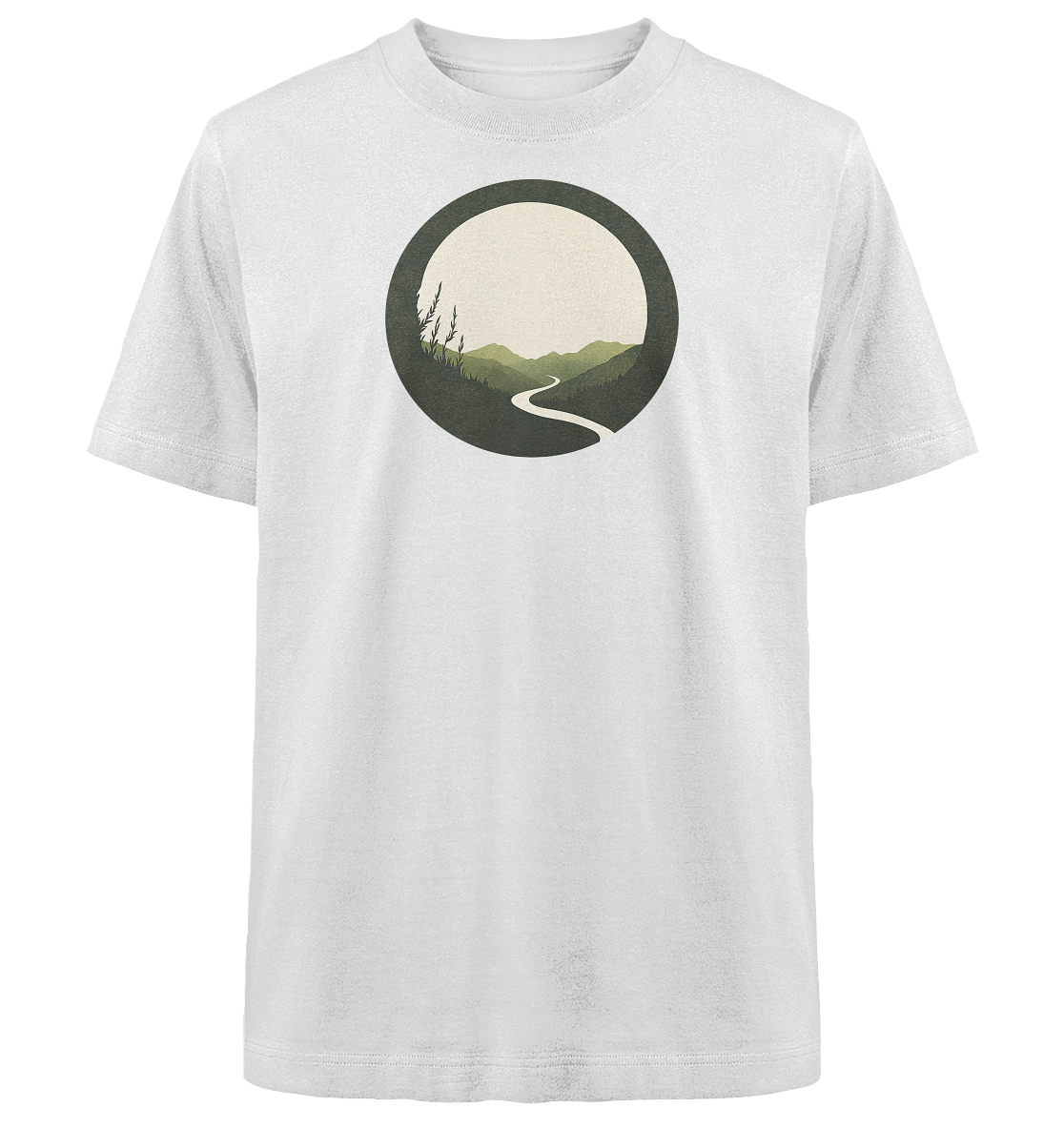 River of Life – Der Fluss des Seins - Heavy Oversized Organic Shirt