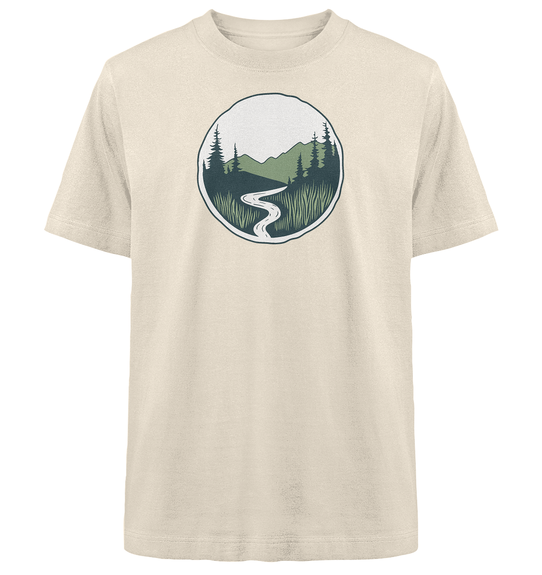 River – Die Kraft der Bewegung - Heavy Oversized Organic Shirt