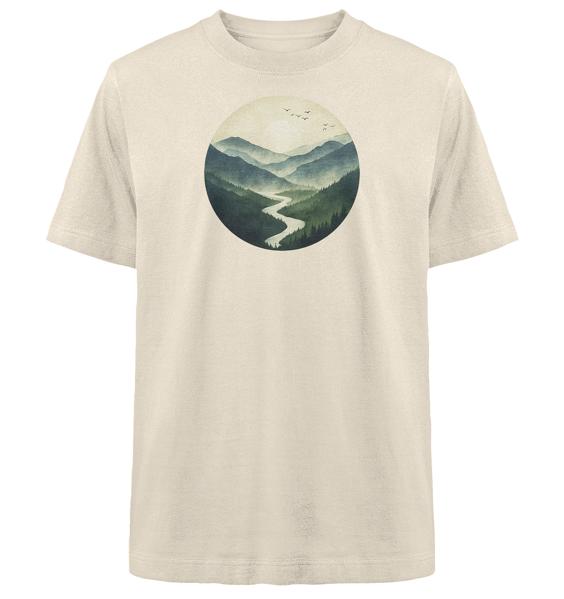 Valley – Die Ruhe zwischen den Höhen - Heavy Oversized Organic Shirt