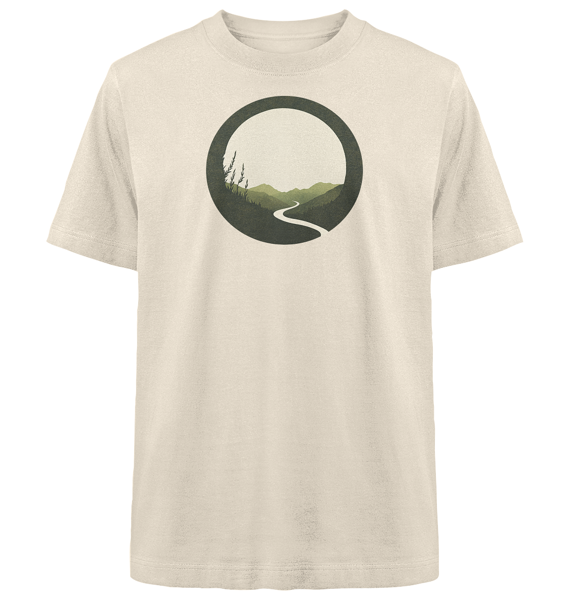 River of Life – Der Fluss des Seins - Heavy Oversized Organic Shirt