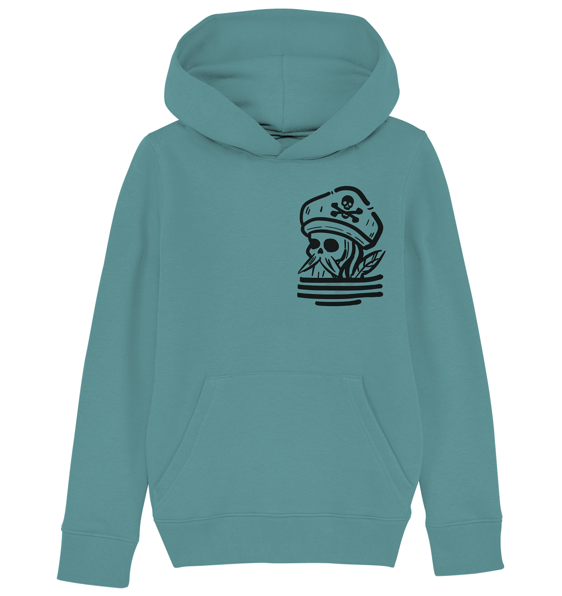 Der Piratenkapitän - Kids Organic Hoodie
