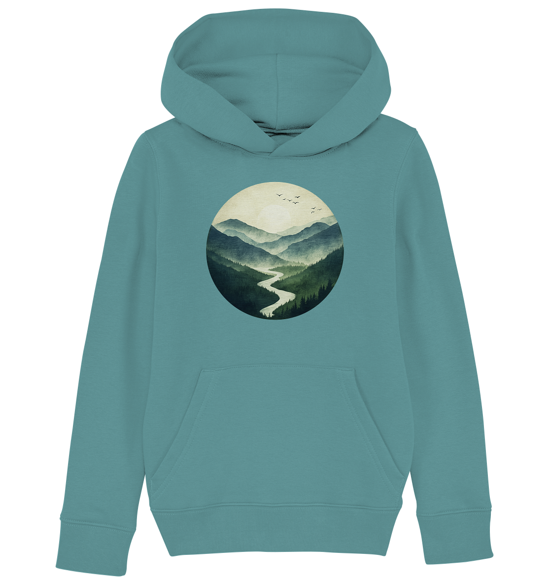 Valley – Die Ruhe zwischen den Höhen - Kids Organic Hoodie