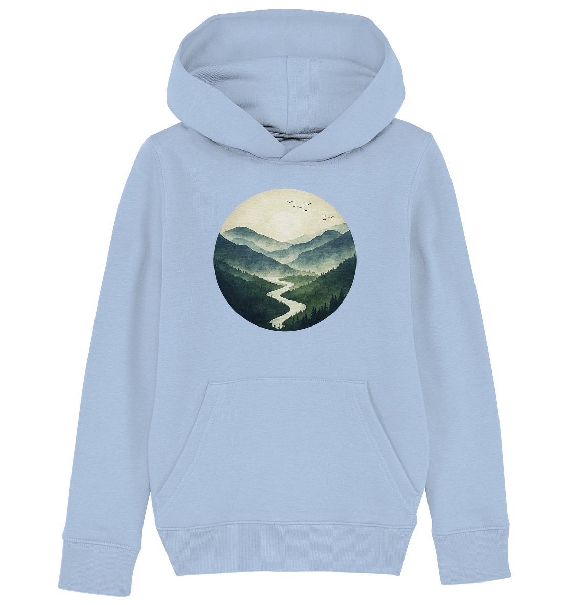 Valley – Die Ruhe zwischen den Höhen - Kids Organic Hoodie