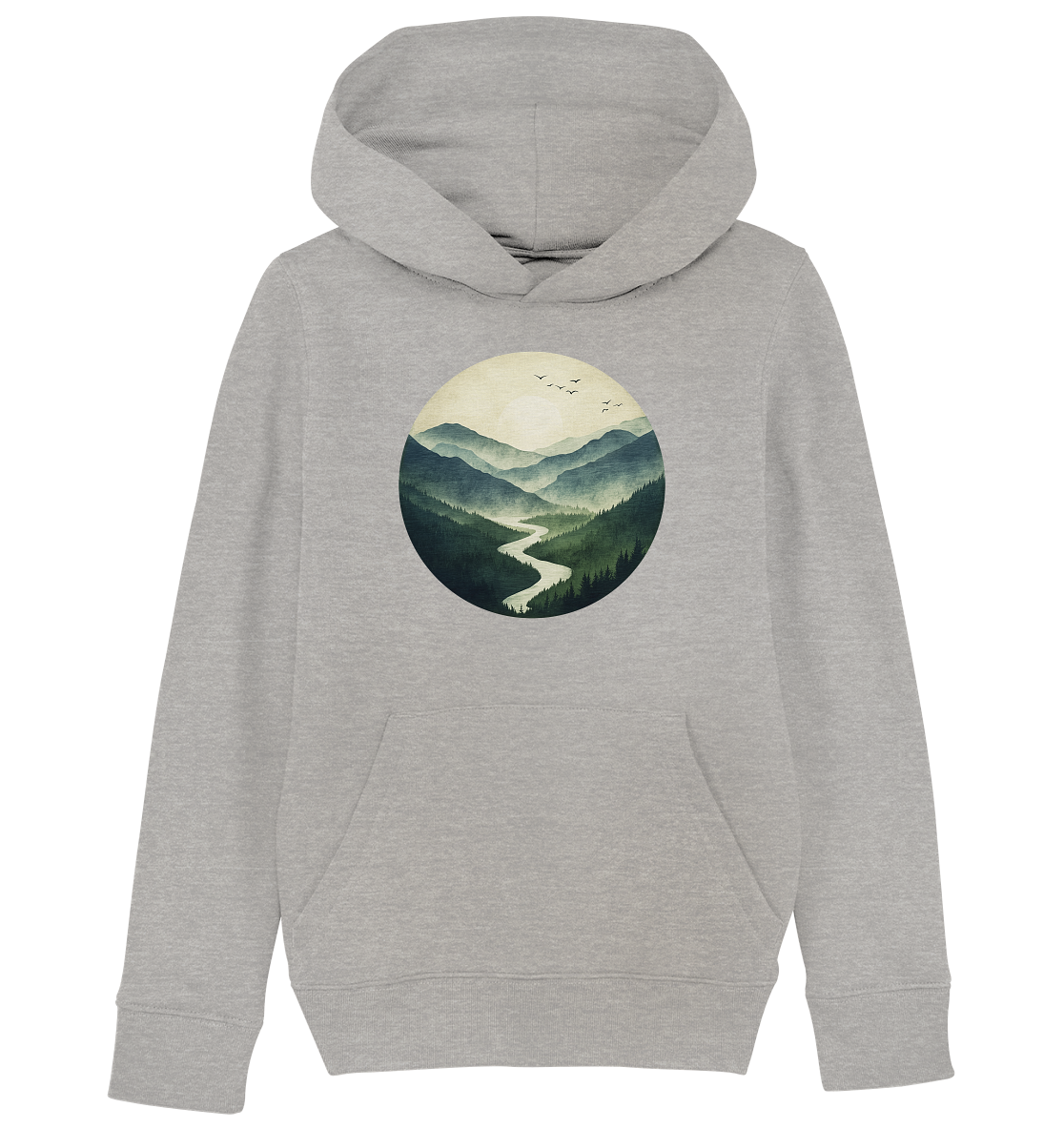 Valley – Die Ruhe zwischen den Höhen - Kids Organic Hoodie