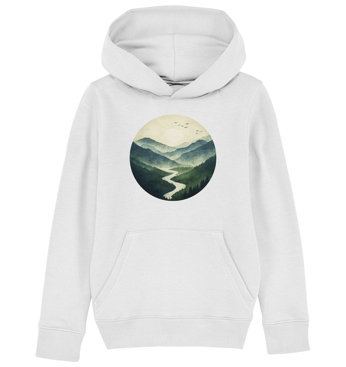 Valley – Die Ruhe zwischen den Höhen - Kids Organic Hoodie