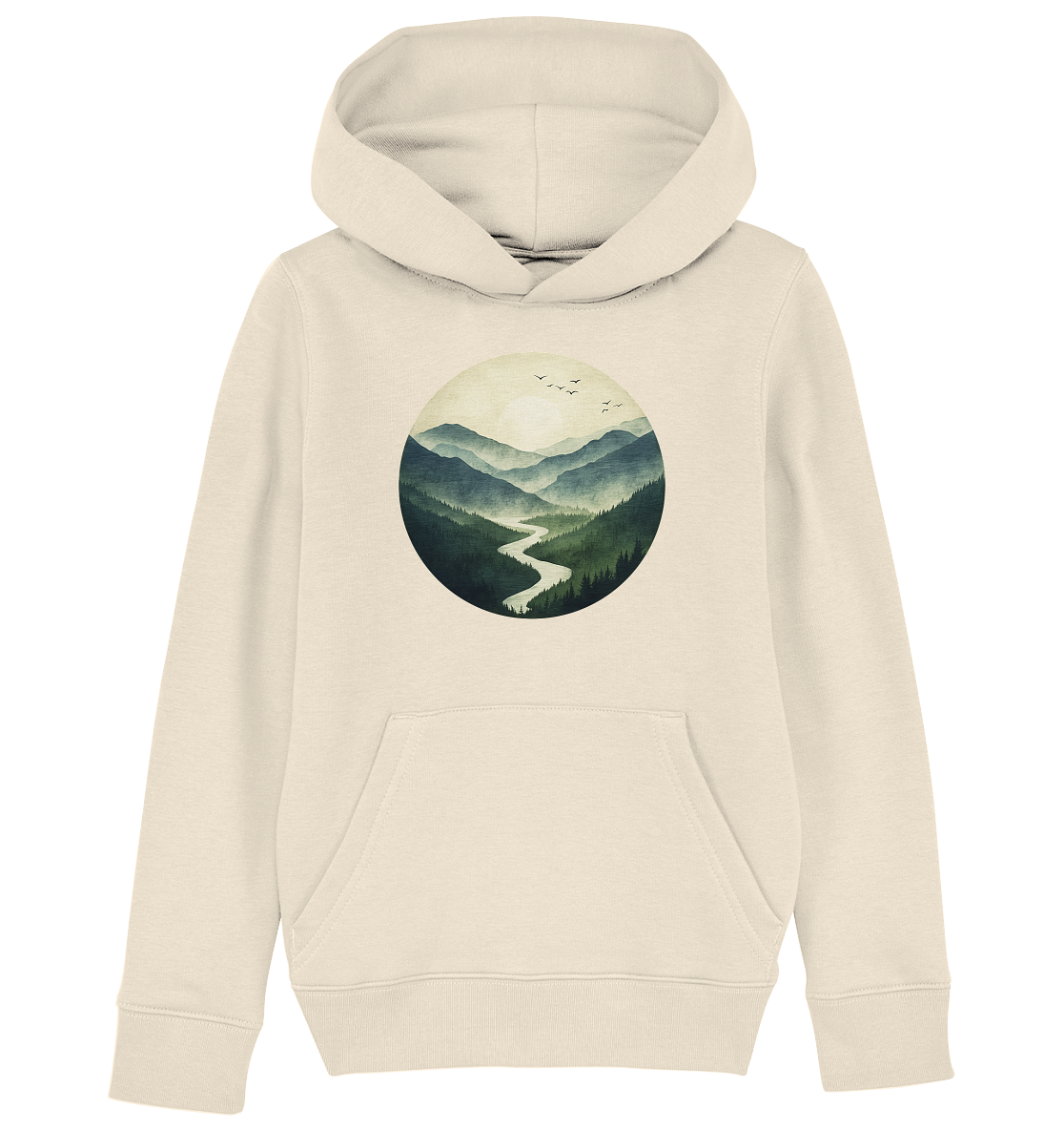 Valley – Die Ruhe zwischen den Höhen - Kids Organic Hoodie