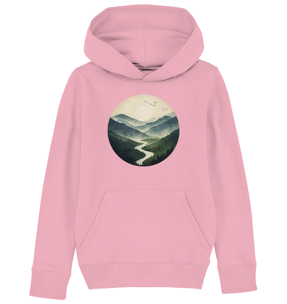 Valley – Die Ruhe zwischen den Höhen - Kids Organic Hoodie
