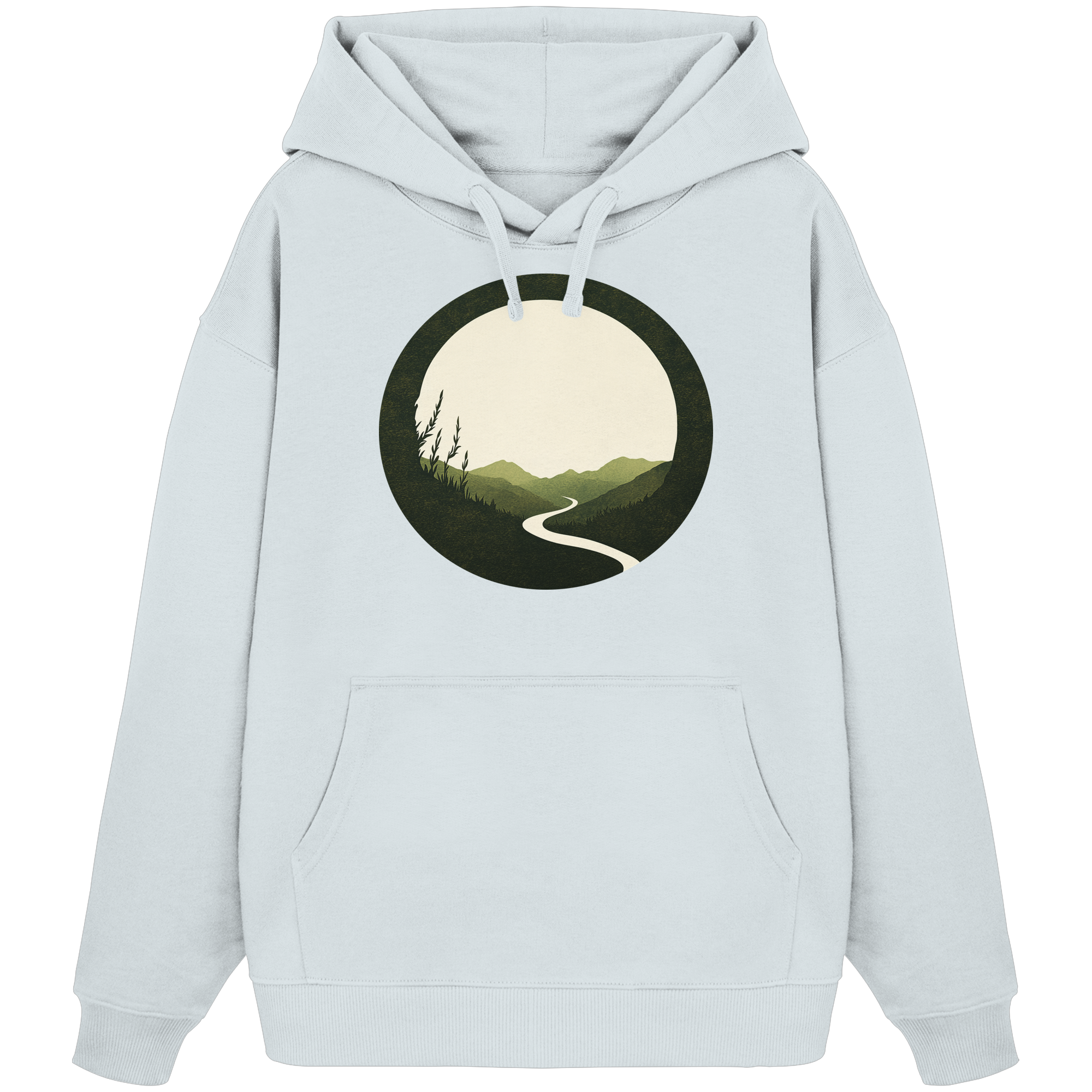 River of Life – Der Fluss des Seins - Organic Oversize Hoodie