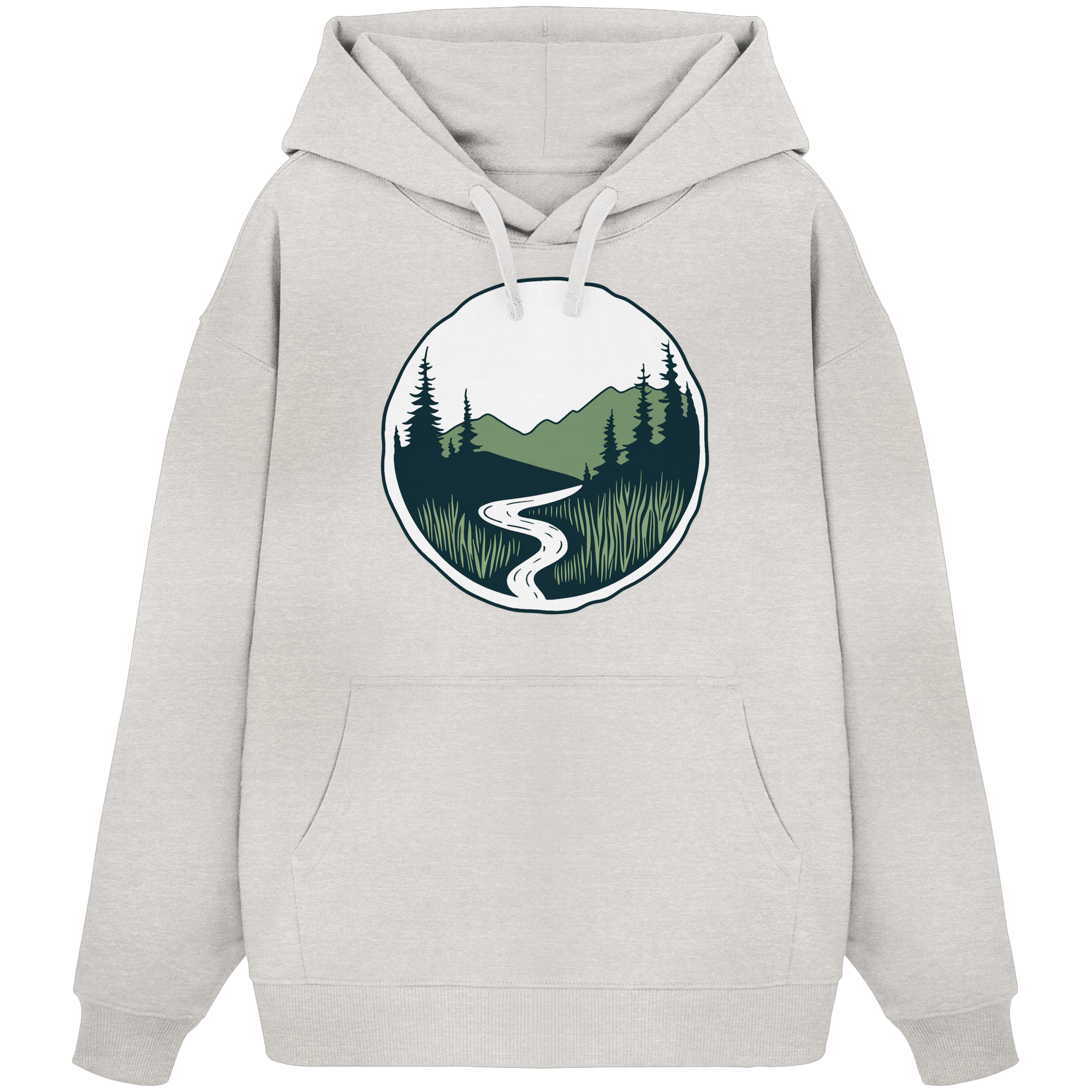 River – Die Kraft der Bewegung - Organic Oversize Hoodie