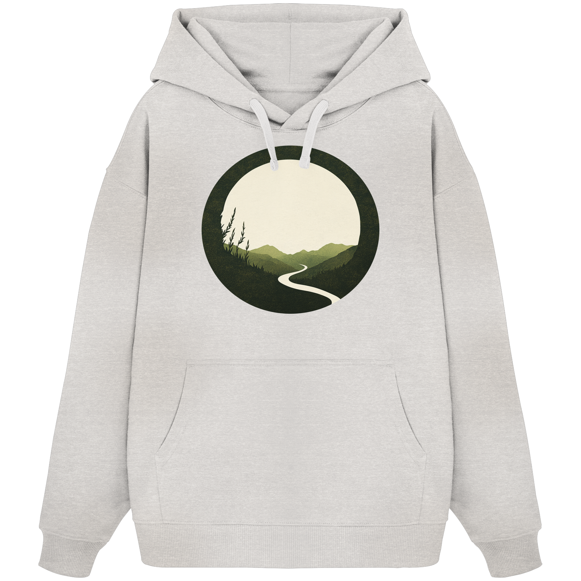 River of Life – Der Fluss des Seins - Organic Oversize Hoodie