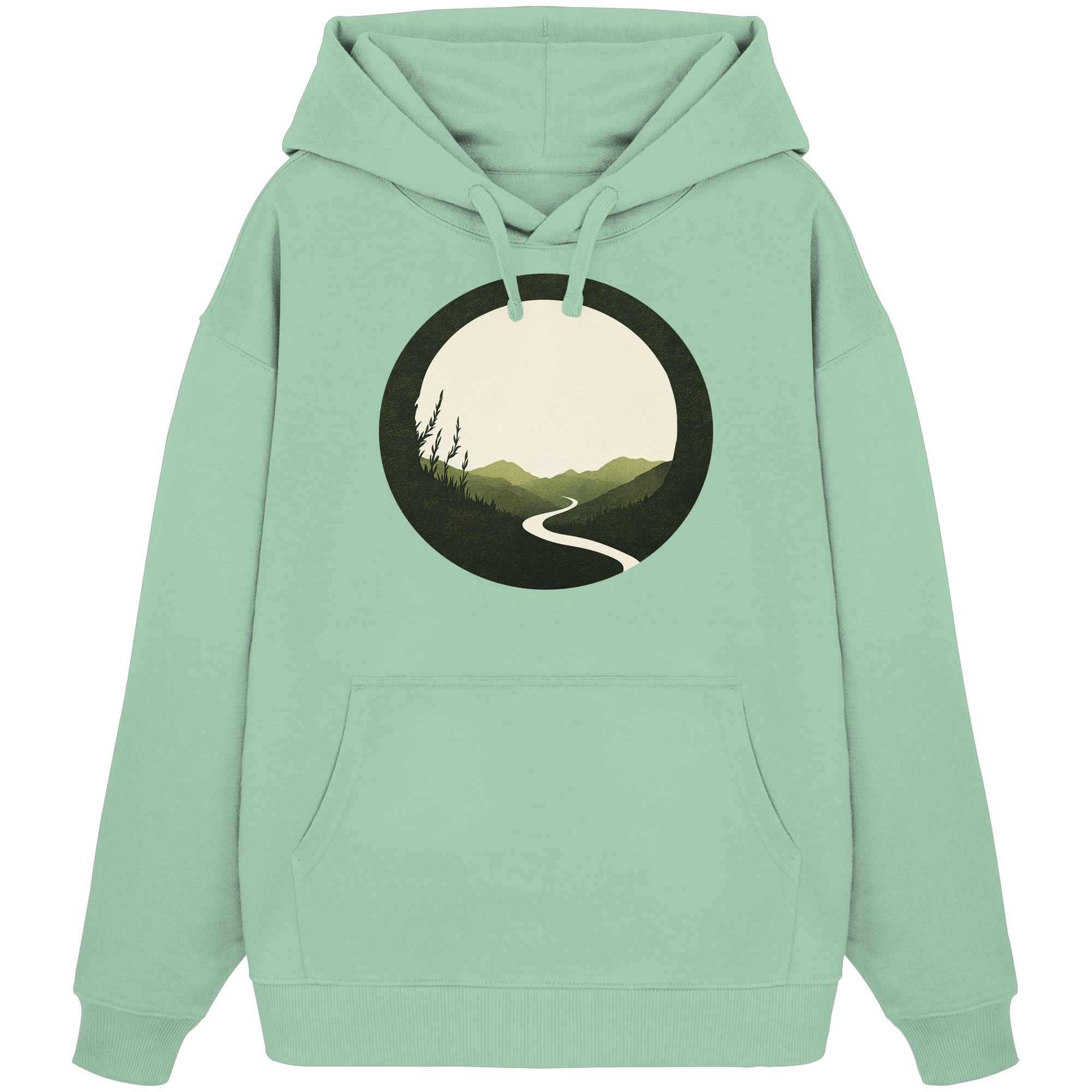 River of Life – Der Fluss des Seins - Organic Oversize Hoodie