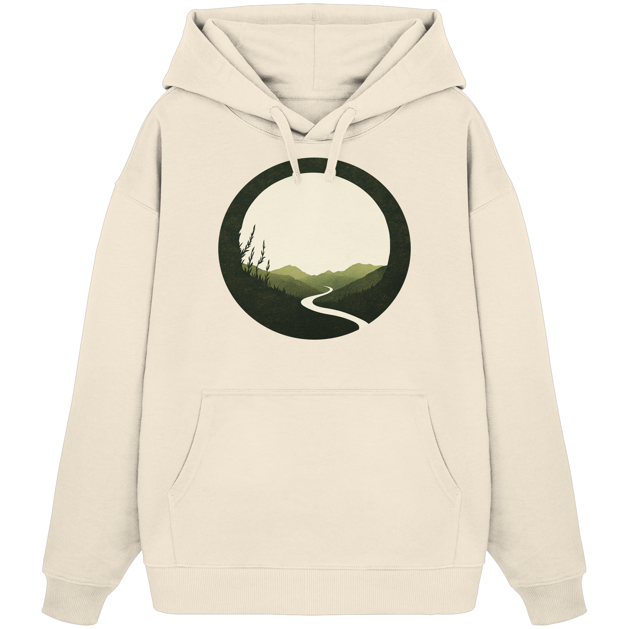 River of Life – Der Fluss des Seins - Organic Oversize Hoodie