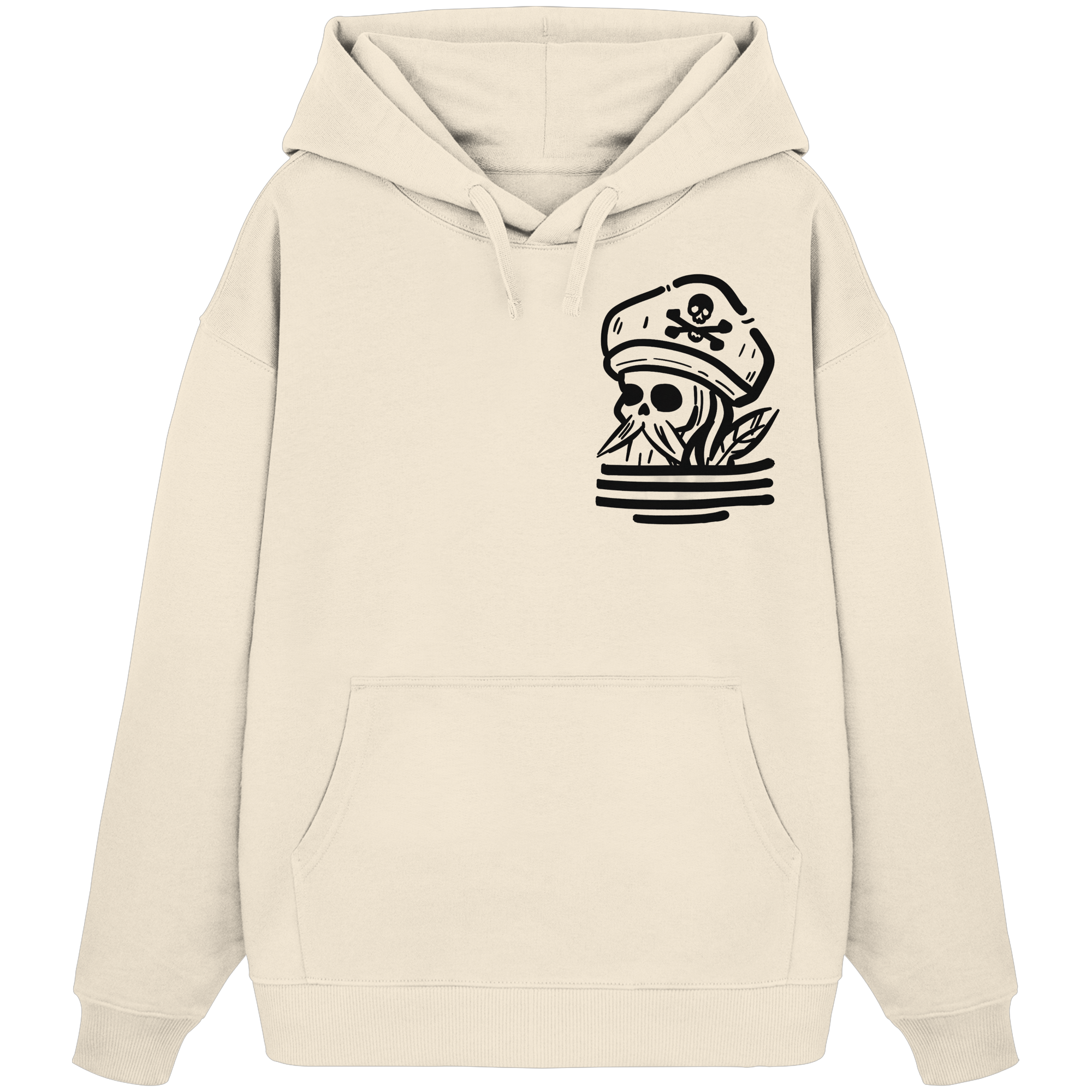 Der Piratenkapitän - Organic Oversize Hoodie